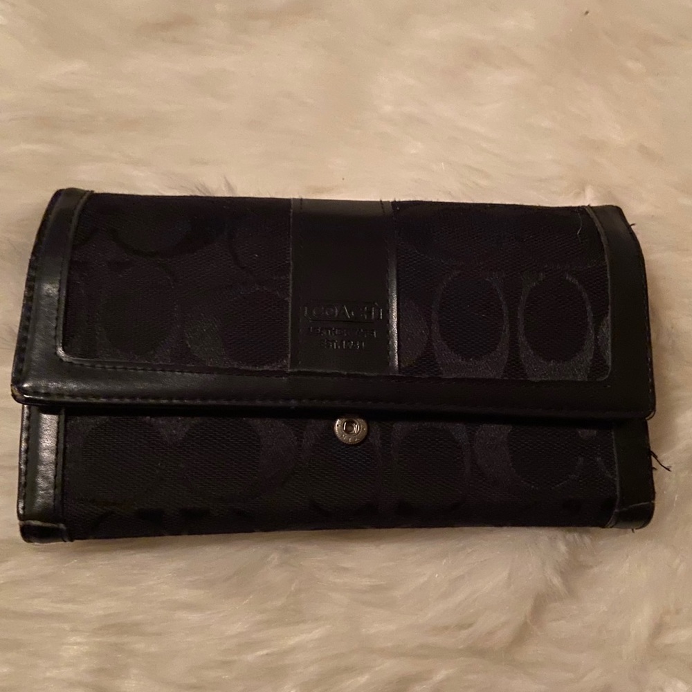Coach Wallet Black